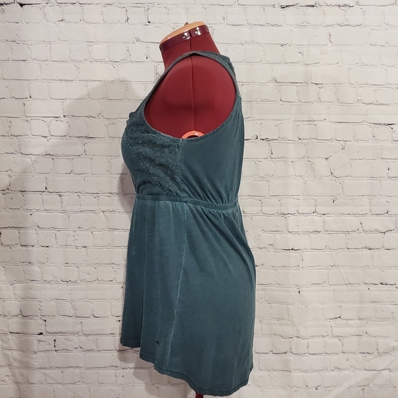 Triple Five Soul Vintage style green tank top - Picture 9 of 13